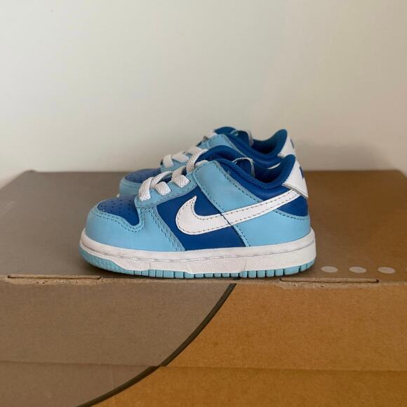 Nike Dunk Low Retro ‘Argon’ Toddler Sneakers - SZ 4 C - Picture 4 of 10